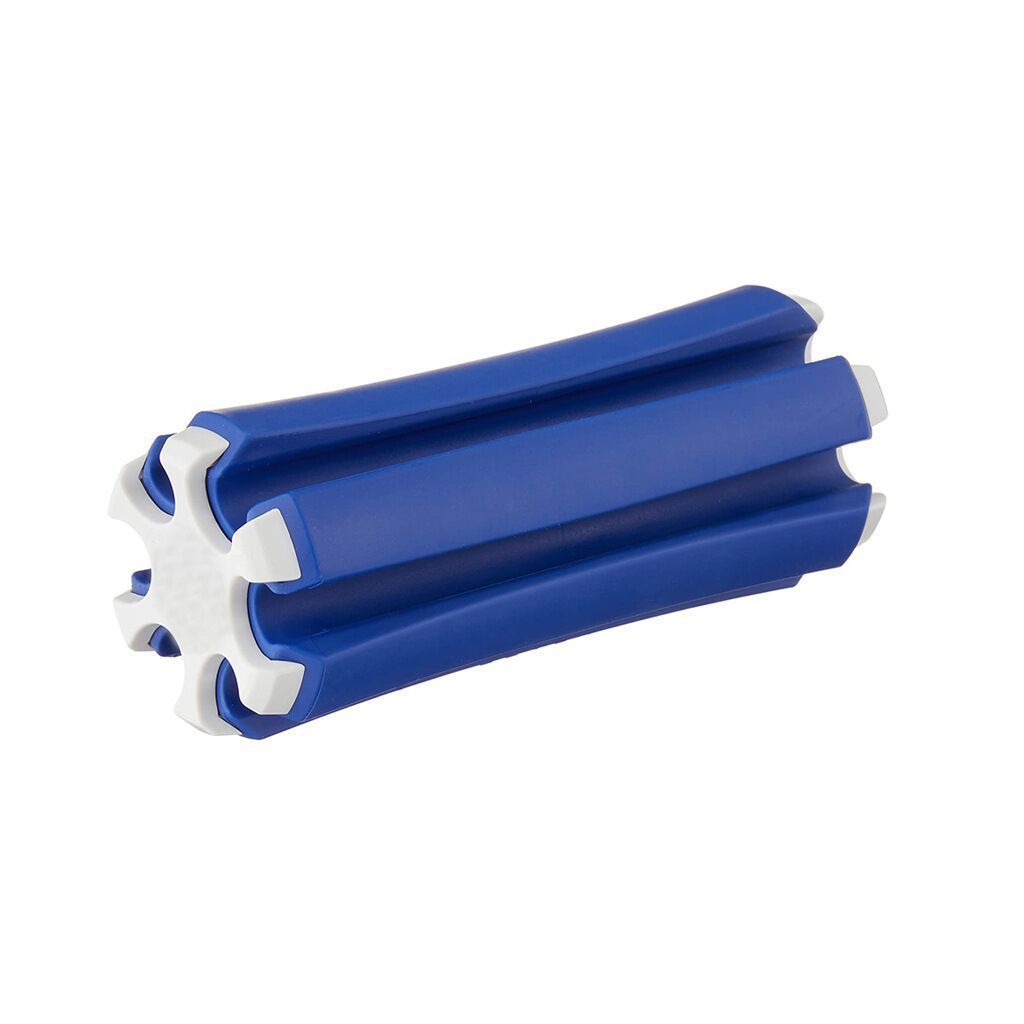 Golf Club Carrier "Silo" Holds 3 Clubs Lightweight & Easy To (Blue And White) Other Golf Accessories