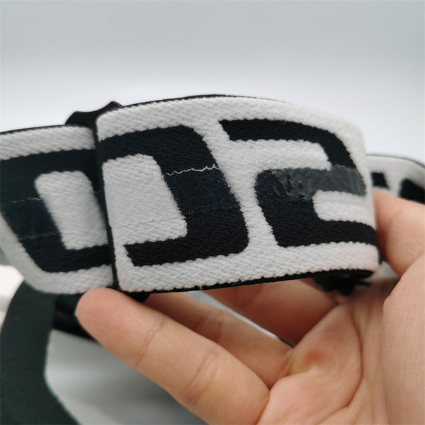 Performance Motocross & Off Road Goggles Increased Impact Protection With Lens Lock System White And Red Frame Transparent Piece Sunglasses Goggles