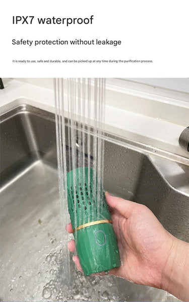 Wireless Fruit & Vegetable Purifier Electrolytic Cleaning Removes Residue Ipx7 Waterproof Blue Other Kitchen Gadgets
