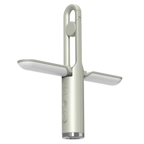 Multi Function Folding Led Camping Lantern & Flashlight Usb Rechargeable 3 Light Modes + Sos(Light Green) Lanterns