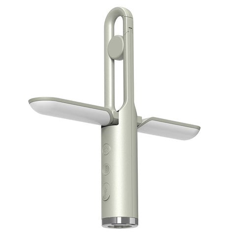 Multi Function Folding Led Camping Lantern & Flashlight Usb Rechargeable 3 Light Modes + Sos(Light Green) Lanterns