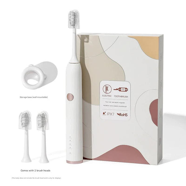 Advanced Sonic Electric Toothbrush 8 Modes Long Battery Life (300 Days Standby) Gentle & Effective Cleaning(Milk Tea White) Electric Toothbrushes