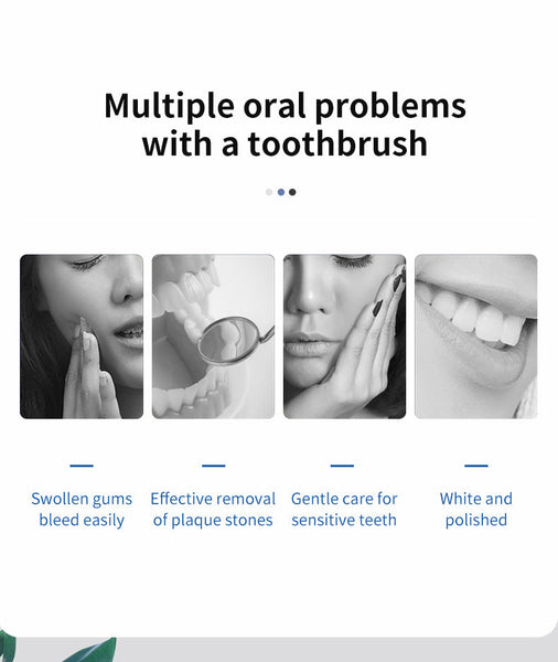 Professional Sonic Electric Toothbrush 5 Modes, 40000 Vpm, 180 Day Battery, Ipx7 Waterproof With 4 Brush Heads(Black) Electric Toothbrushes