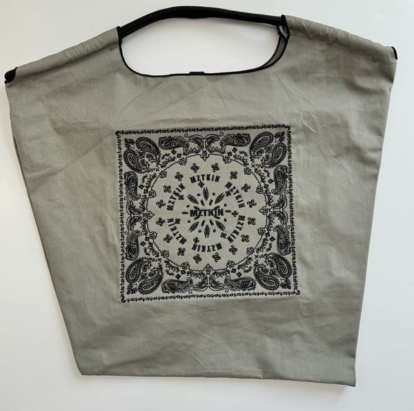 Printed Canvas Tote Bag Water Resistant Large Capacity Shoulder Bag With Intricate Pattern Dark Grey Datura Flower Women's Bags & Handbags