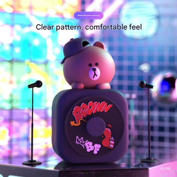 Car Air Freshener Cd Player Design With Spinning Record & Cute Character Topper(Brown Bear) Air Fresheners