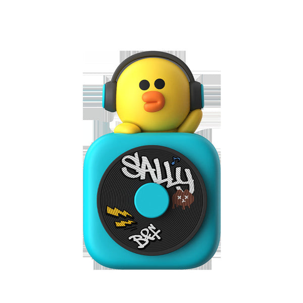 Car Air Freshener Cd Player Design With Spinning Record & Cute Character Topper(Yellow Chick) Air Fresheners