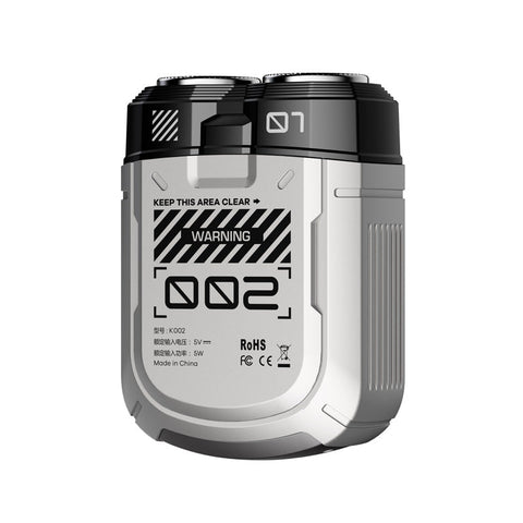 K002 Mini Electric Shaver 3D Floating Head Ipx7 Waterproof Type C Charging 70 Runtime Product Description(Gray) Men's Shavers