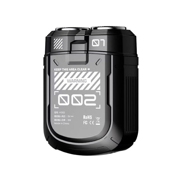 K002 Mini Electric Shaver 3D Floating Head Ipx7 Waterproof Type C Charging 70 Runtime Product Description(Black) Men's Shavers