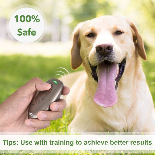 Ultrasonic Dog & Training Aid Handheld Anti Barking Device 100% Safe With Low Battery Indicator(Black) Bark Control