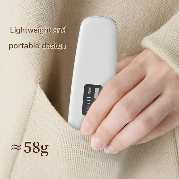 Under Pillow Bone Conduction Sleep Sound Device Bluetooth 5.3 Tf Card 8H Playtime & Timer(Blue) Audio Docks & Mini Speakers