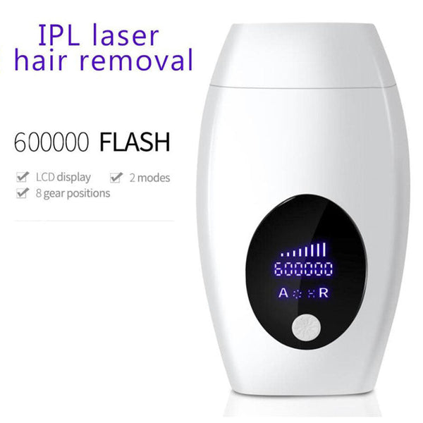 Ipl Laser Hair Removal Device 600000 Flashes 8 Intensity Levels Lcd Display & 2 Modes(Pink) Laser Hair Removal & Ipl