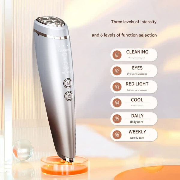 Multi Function Facial Beauty Device 6 Modes 3 Intensity Levels Led Therapy & Magnetic Charging(Gradient Color) Other Massage