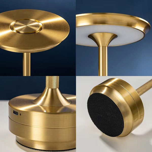 Ufo Version Led Desk Lamp Rose Gold Touch Switch With Dimming And Usb Cable Lamps