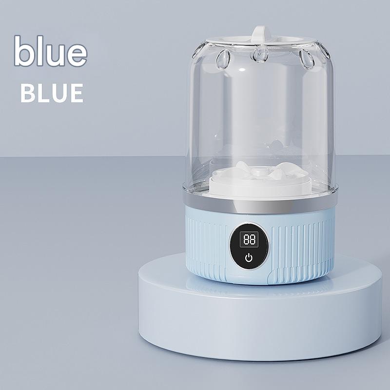 Blue Travel Friendly Mini Washing Machine Usb Powered Automatic For Small Loads Washing Machines
