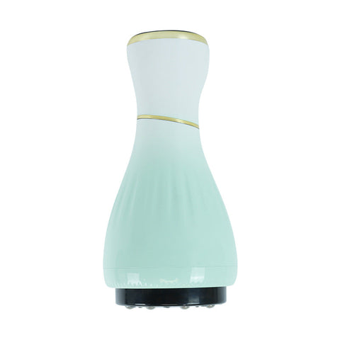 Gradient White Green Portable Electric Cupping Therapy Device Adjustable Intensity & Heat Massagers