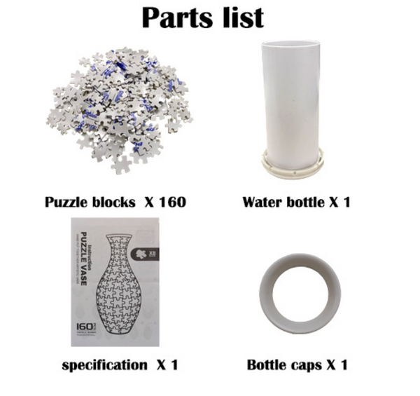 Unique 3D Puzzle Vase With Built In Water Holder Fun Diy Project Castle Vases