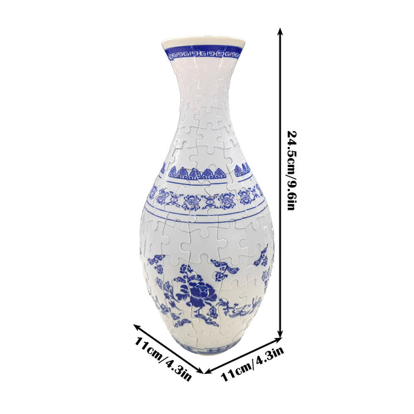 Unique 3D Puzzle Vase With Built In Water Holder Fun Diy Project Waves Vases