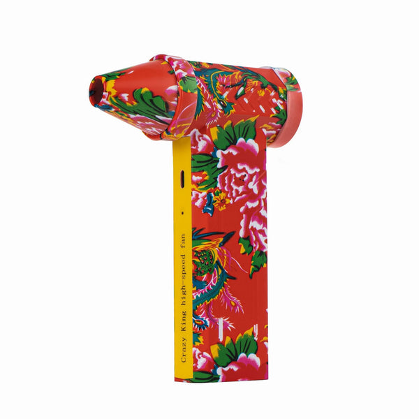 Jet Fan 200W Powerful Handheld Air Duster & Blower (Red Flower Color) Leaf Blowers