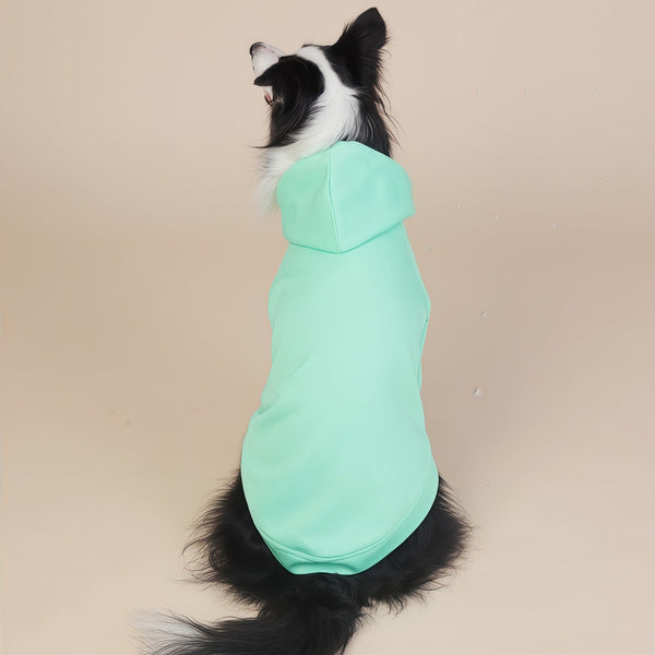 Green Classic Dog Sweatshirt With Hood & Drawstrings For Large Dogs (Size : 9Xl) Dog Clothing & Shoes