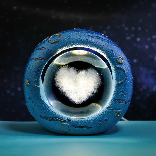 Celestial Ring Led Crystal Ball Lamp 3D Engraving Unique Gift (Love Cloud) Lamps