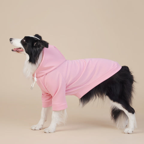 Pink Classic Dog Sweatshirt With Hood & Drawstrings For Large Dogs Size 7Xl Dog Clothing & Shoes