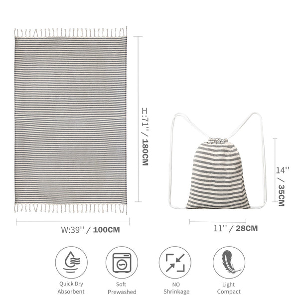 Black Chic Lightweight Nylon Drawstring Tote Bag Multi Pocket Casual Shoulder & Crossbody Women's Bags & Handbags