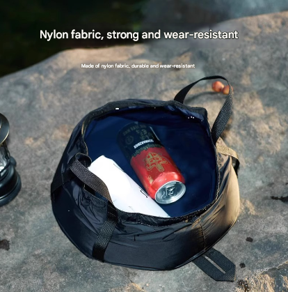 2 Pcs Dark Purple Ultra Lightweight Collapsible Travel Basin Waterproof Folding Bucket For Camping Hiking & Outdoors (8.5L) Camping Wash Basins