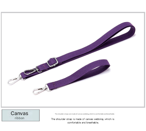 Purple Versatile Womens Nylon Water Repellent Crossbody Shoulder Bag Set With Matching Clutch Pouch Women's Bags & Handbags