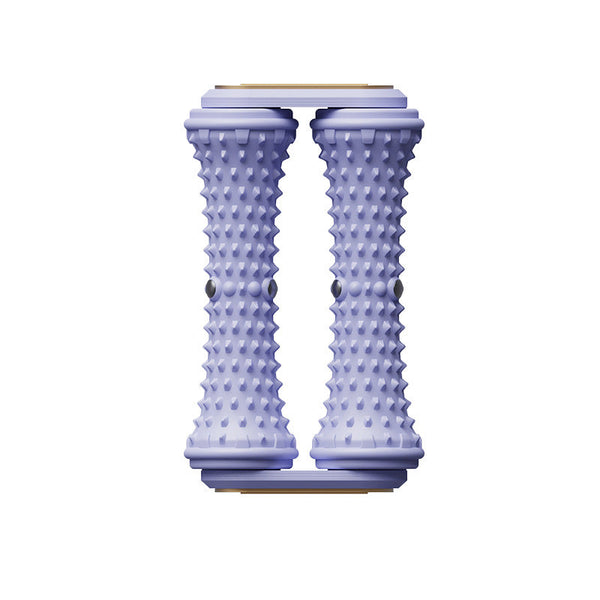 Purple Ergonomic Dual Foot Massage Roller Deep Tissue Relief For Plantar Fasciitis Arch Pain & Tired Feet Massagers