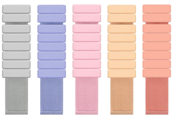 Light Orange Premium Adjustable Silicone (1Lb Each 2Lb Pair) Waterproof Sweatproof For Enhanced Yoga Running Fitness Workouts Wrist & Ankle Weights