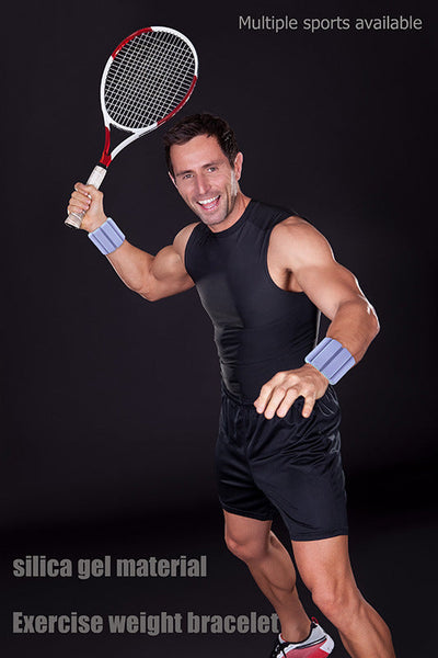 Light Orange Premium Adjustable Silicone (1Lb Each 2Lb Pair) Waterproof Sweatproof For Enhanced Yoga Running Fitness Workouts Wrist & Ankle Weights