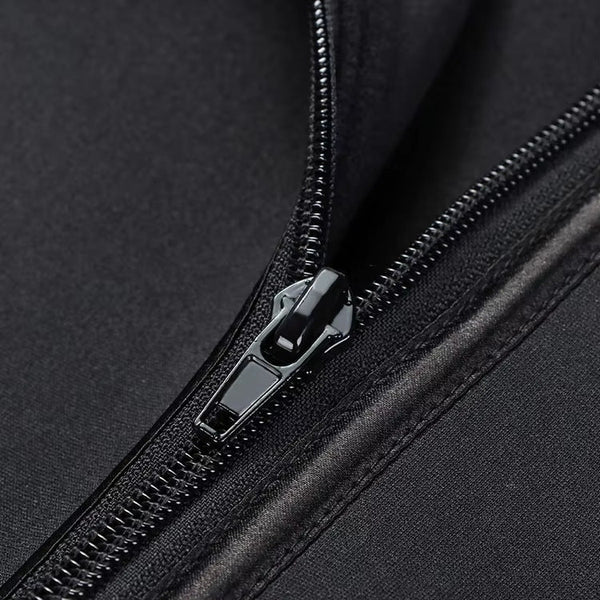 Size 4Xl Black Womens Sweat Enhancing Waist Trainer Belt Dual Strap Zipper Tummy Control Cincher Shapewear