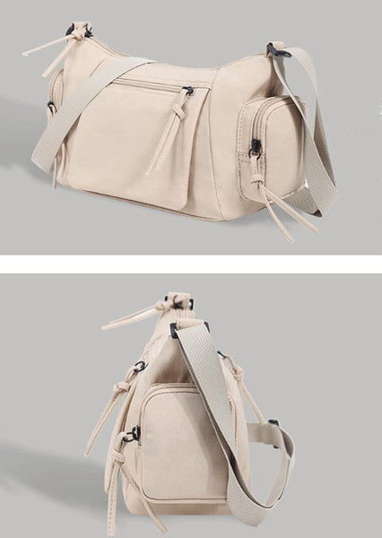 Blue Chic Lightweight Multi Pocket Oxford Crossbody Bag Waterproof Retro Shoulder For Women Women's Bags & Handbags