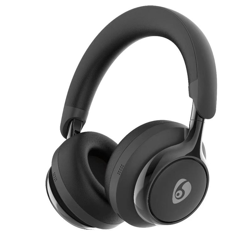 Black Premium Wireless Anc Bluetooth 5.4 32H Playtime Foldable Over Ear Design Comfort Earpads For Travel & Gaming Headphones