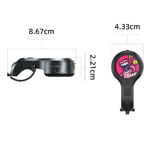Black Style A Ultra Loud Electric Bike Horn 130Db Usb Rechargeable Ipx6 Waterproof Easy Mount Bicycle Safety Bell Bells & Horns