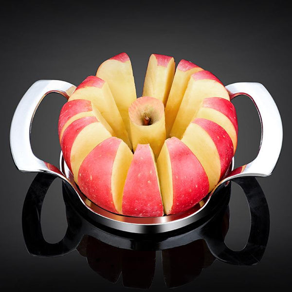 Silver Premium Apple Slicer Corer Heavy Duty Stainless Steel Fruit Cutter 12 Slice Divider Kitchen Gadget Peelers & Slicers