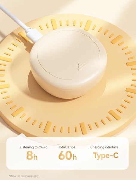 White Ultra Comfort Wireless Sleep Bluetooth 5.4 Hi Res Audio Noise Isolating 60H Playtime For Side Sleepers Earbuds