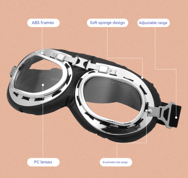 Pink Frame Black Film Retro Pet Goggles Uv Protection Sunglasses For Small Medium Dogs & Cats Windproof Shatterproof Eye Protection Dog Clothing & Sho