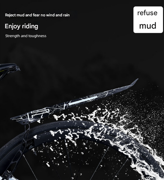 Style B Black And Green Lightweight Bicycle Rear Mudguard Adjustable Pp5 Fender For Mtb Road & Folding Bikes (Not V Brakes) Chain Guards & Bash Guards