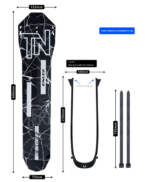 Style D Black And Pink Lightweight Bicycle Rear Mudguard Adjustable Pp5 Fender For Mtb, Road & Folding Bikes (Not For V Brakes) Chain Guards & Bash Gu