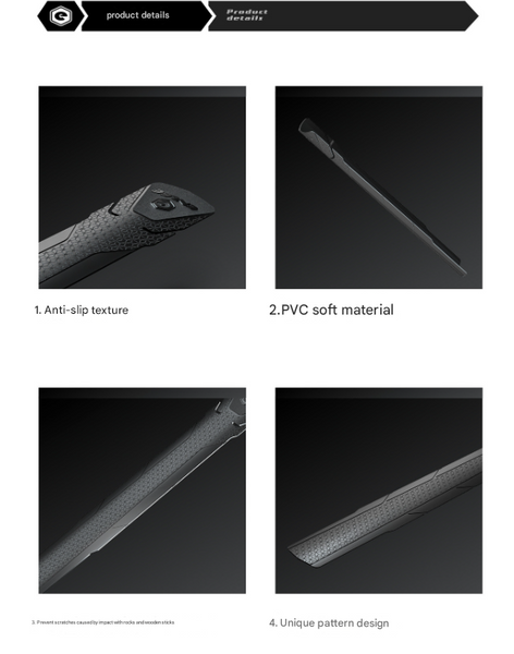 2 Pcs Grey Durable Bicycle Frame Down Tube Protector Sticker Anti Scratch Guard For Mtb & Road Bikes Decals & Stickers