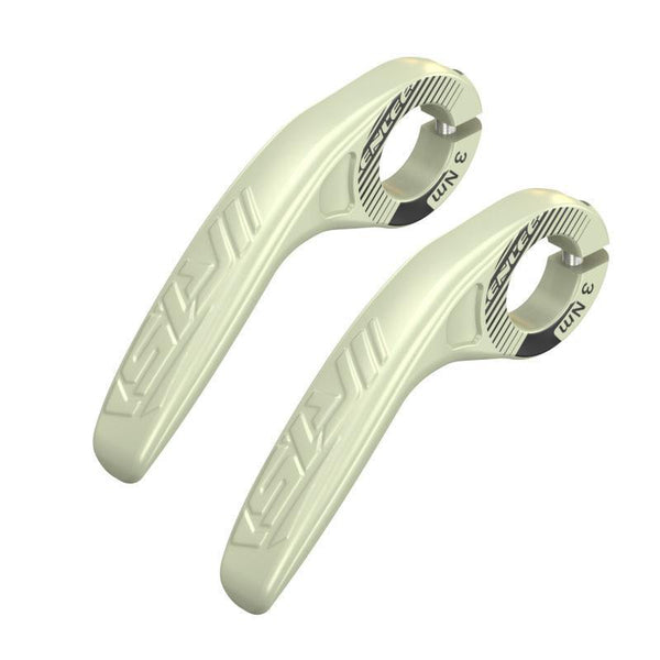 Light Green Ultralight Ergonomic Bike Bar Ends High Strength Composite Horn Grips (22.2Mm) Bells & Horns
