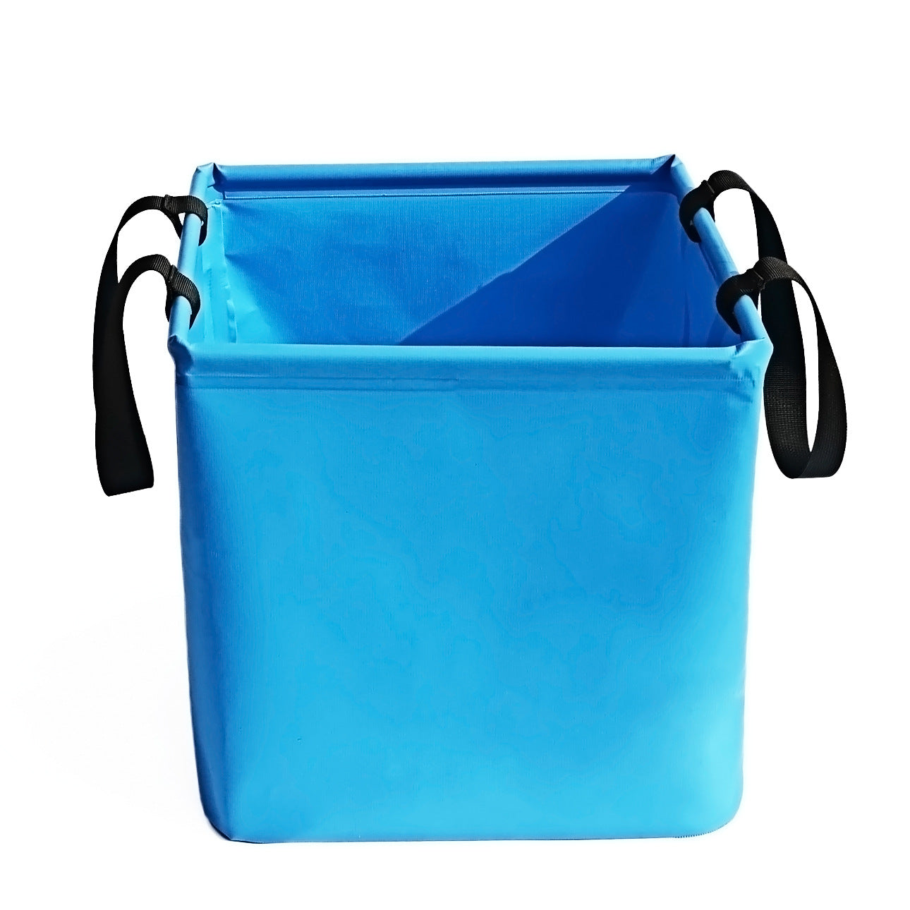 Blue 25L Collapsible Bucket Heavy Duty Pvc Waterproof Folding Pail For Fishing Camping & Car Washing Other Camping Cooking Supplies