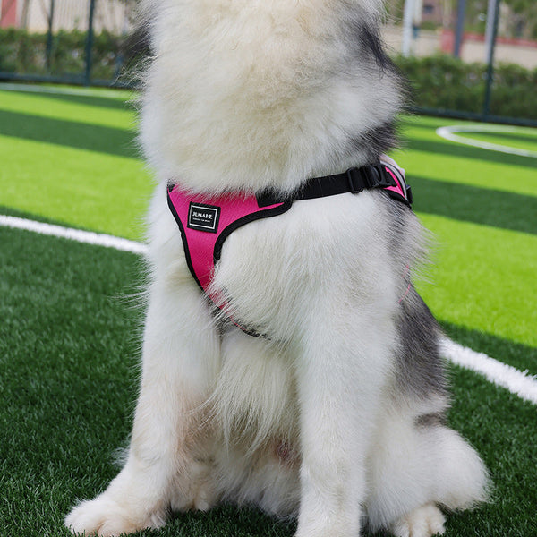 Size Black And Pink Ultimate Dog Harness Vest With Backpack Padded Reflective & Adjustable For Medium Sized Dogs Dog Clothing & Shoes