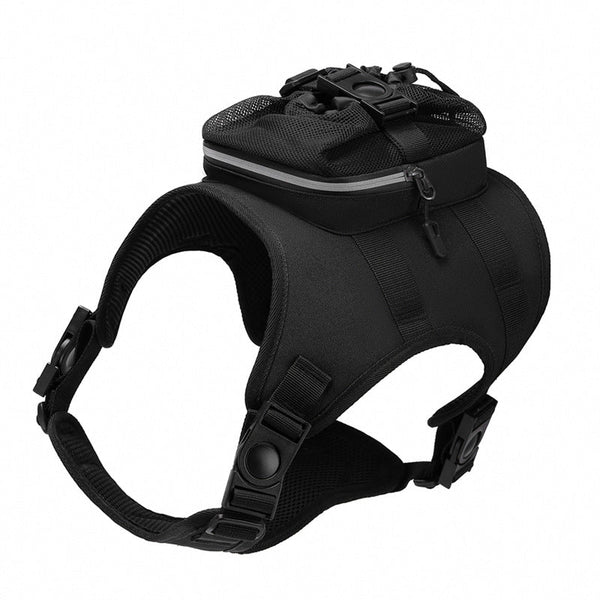 Size Black Ultimate Dog Harness Vest With Backpack Padded Reflective Adjustable For Medium Sized Dogs Dog Clothing & Shoes