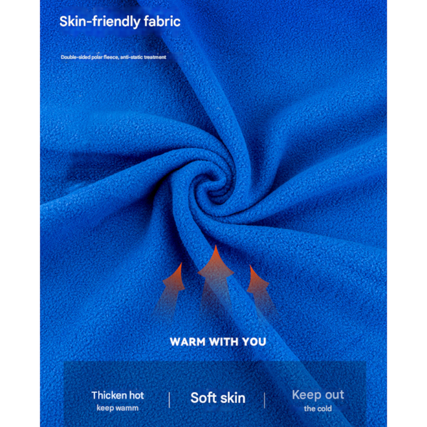 Dark Blue Versatile Double Sided Fleece Bag Liner Lightweight & Portable Travel Blanket For Camping Outdoors Blankets