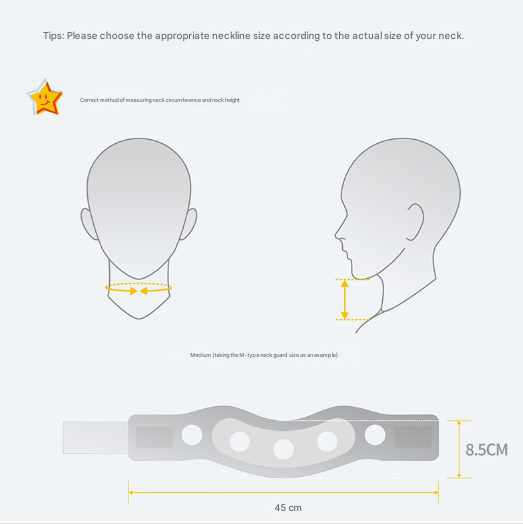 Size Xl Light Blue Ergonomic Neck Support Brace Soft Cervical Collar For Posture Correction And Pain Relief Orthotics Braces & Sleeves