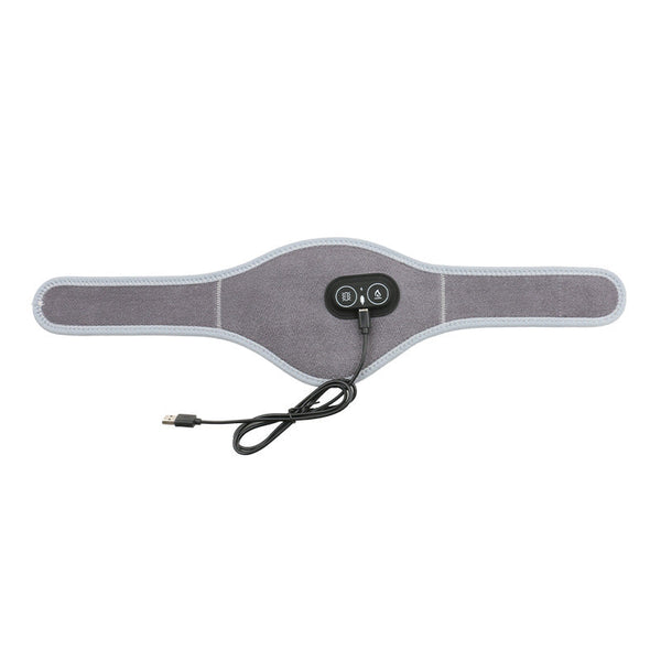 Dark Grey Heated Vibrating Neck Wrap Usb Powered Massager For Soothing Pain Relief With 3 & Vibration Modes Massagers