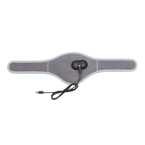 Dark Grey Heated Vibrating Neck Wrap Usb Powered Massager For Soothing Pain Relief With 3 & Vibration Modes Massagers