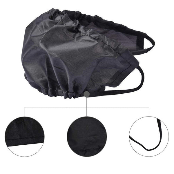 5 Pcs Black Men's Reusable Beard Guard Bib Protective Cover For Eating And Sleeping Bonnet Apron Bowls